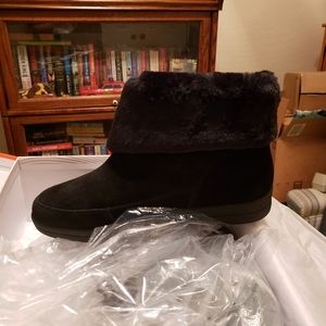Easy Spirit Black Suede Bootie